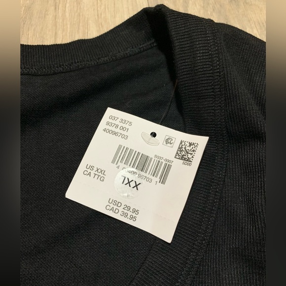 American Eagle Long-Sleeve Scoop Bodysuit, Black, XXL - Picture 4 of 9